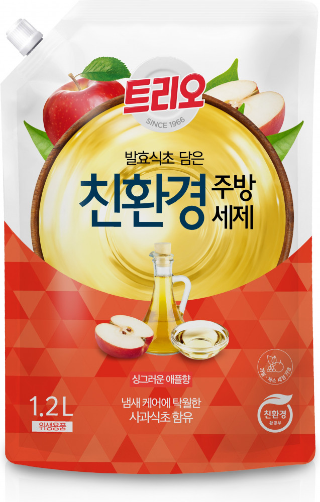 Средство для мытья посуды «Яблоко» | TRIO | Aekyung Corporation