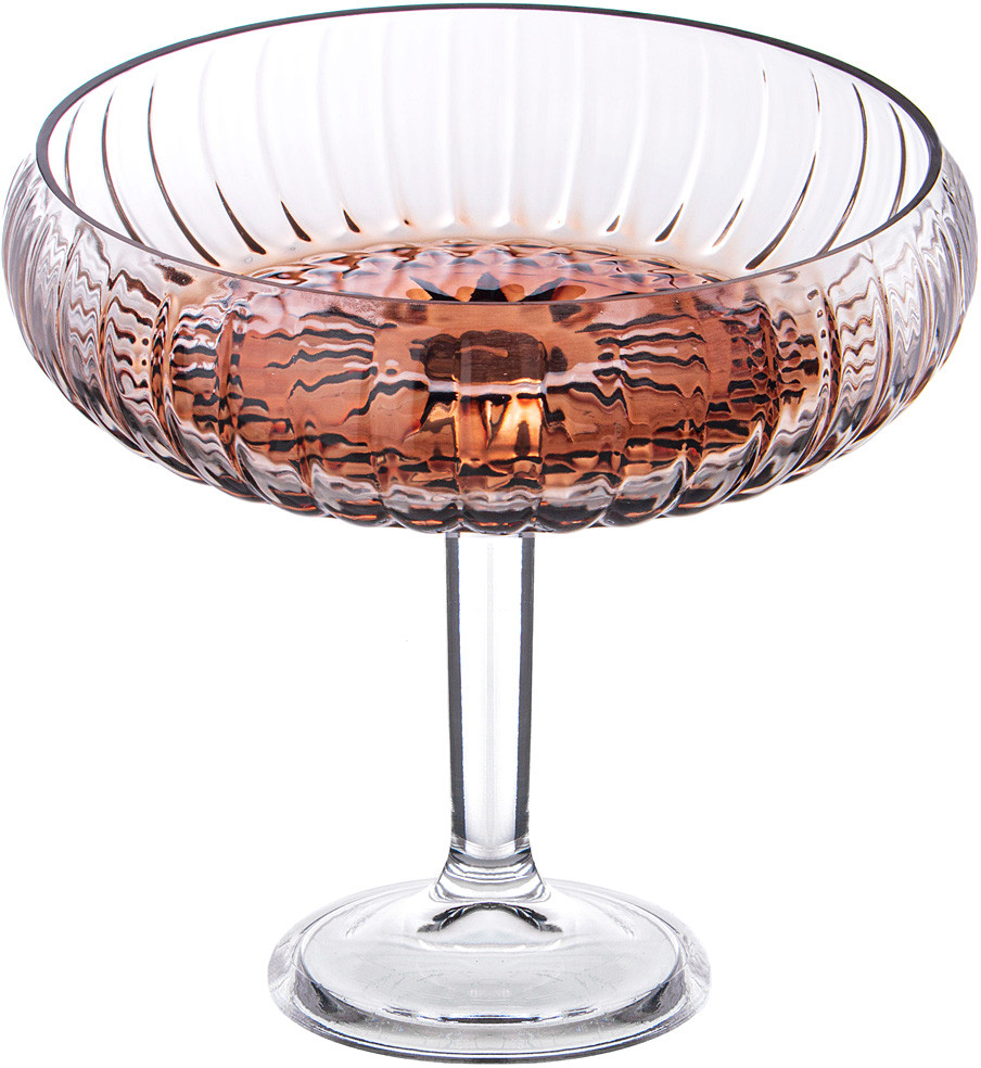 Блюдо на ножке «Amber» | Amber | Alegre Glass