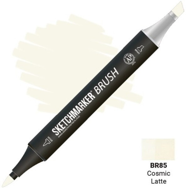 Маркер-кисть двусторонний, BR85 Космическое латте | Sketchmarker Brush | Sketchmarker