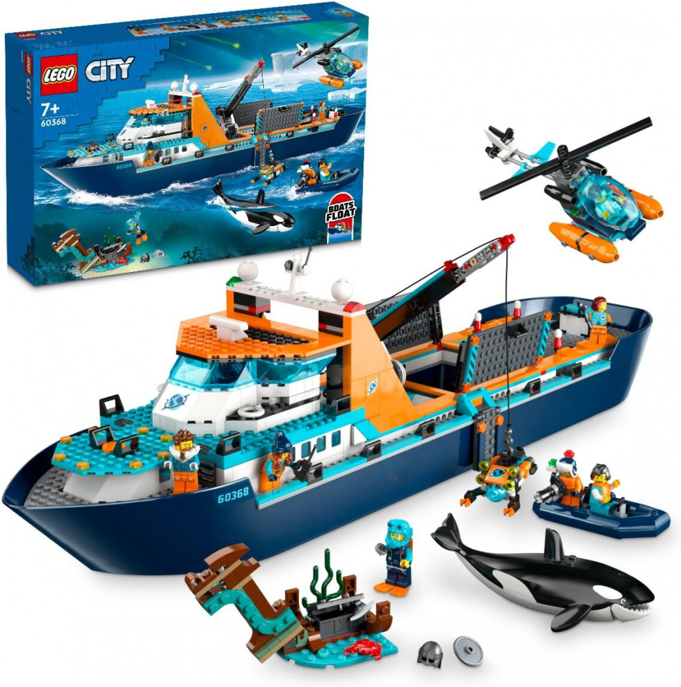Конструктор City 60368 Корабль исследователей Арктики. Arctic Explorer Ship | LEGO City | LEGO (ЛЕГО)