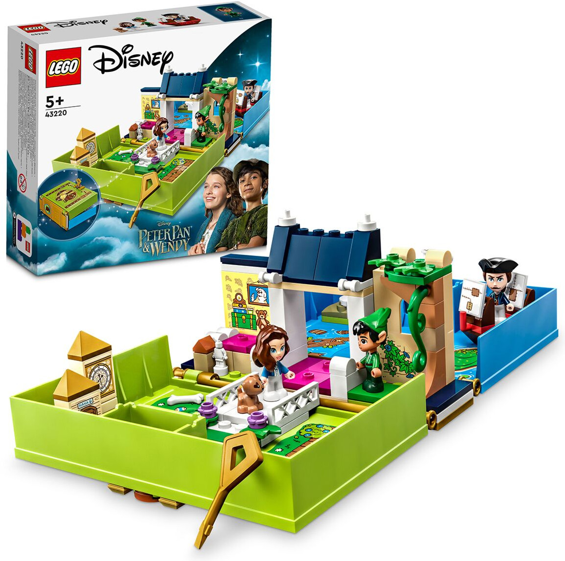 Конструктор Disney 43220 Сборник рассказов Питера Пэна и Венди. Peter Pan & Wendy's Storybook Adventure | LEGO Disney | LEGO (ЛЕГО)