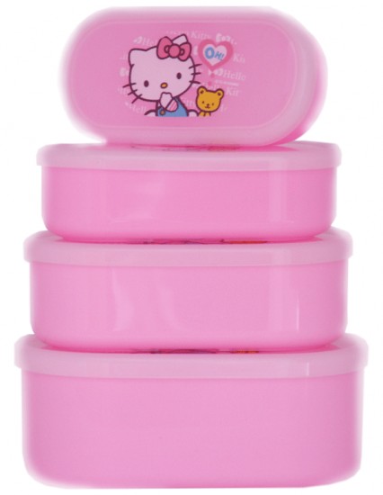 Баночки пластмассовые 4 в 1 | Sanrio Company Ltd.