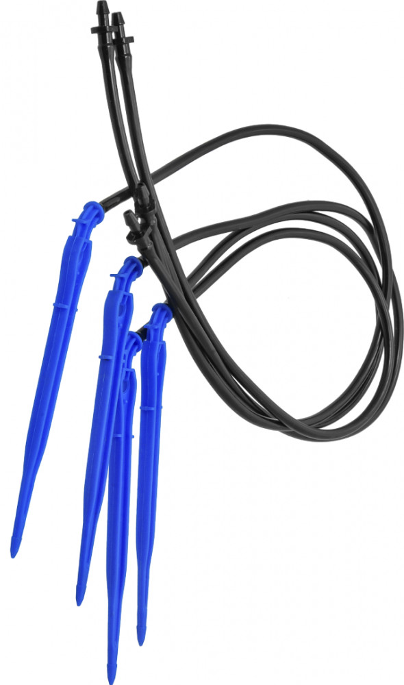 Капельница индивидуального полива растений с трубкой и адаптером | MasterProf