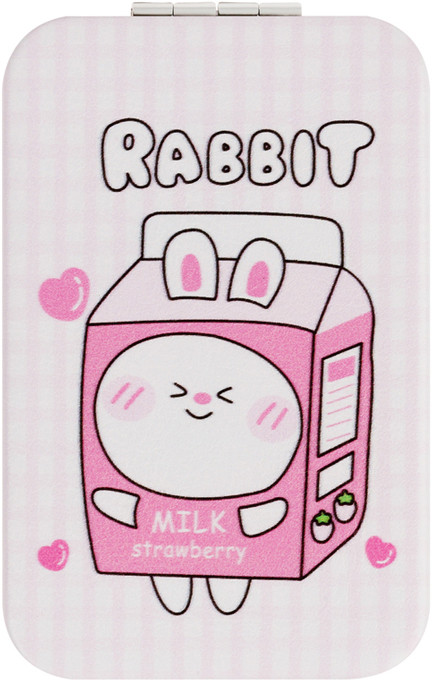 Зеркало карманное «Milk rabbit» | Meshu
