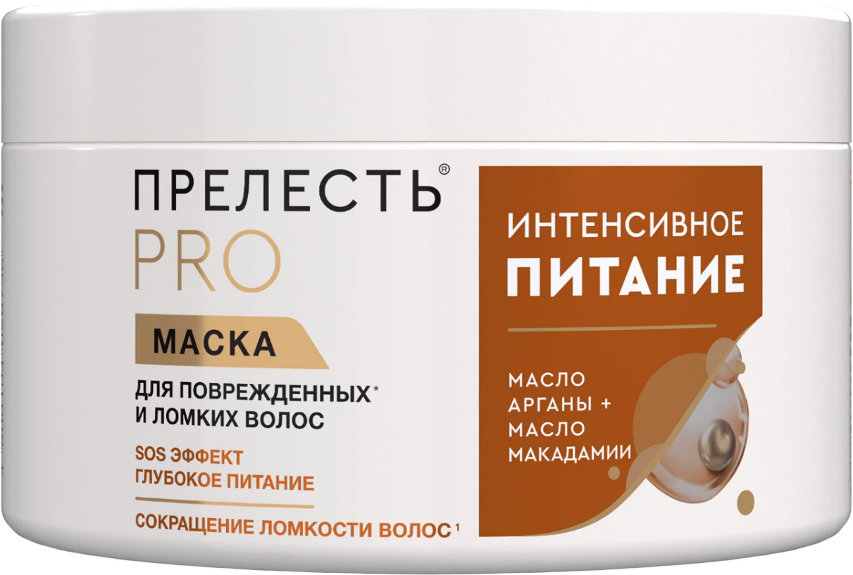 Маска для волос «Интенсивное питание» | Интенсивное питание | Прелесть Professional