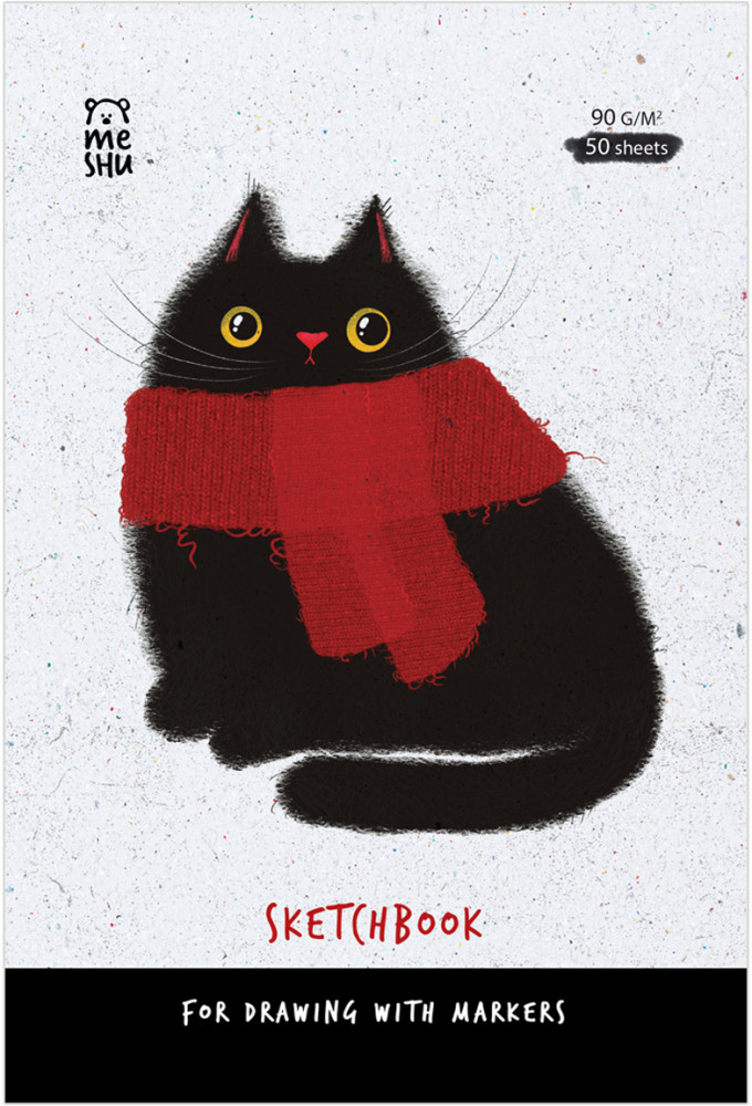 Скетчбук для маркеров «Cat» | Meshu