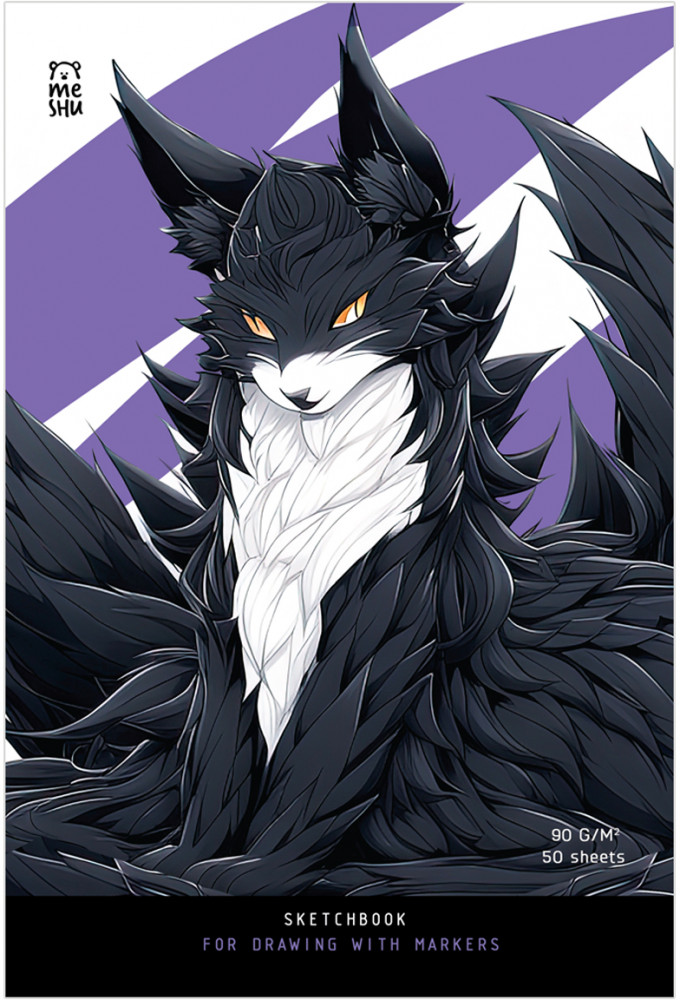 Скетчбук для маркеров «Anime cat» | Meshu