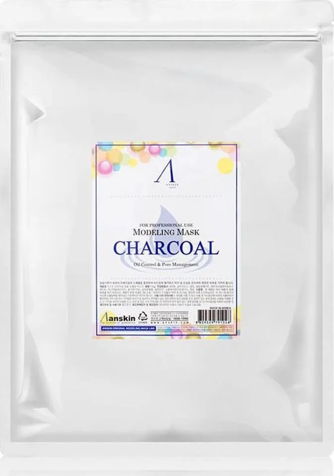 Маска для лица альгинатная с древесным углем | Anskin