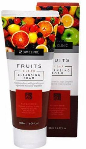 Пенка для умывания с фруктовыми экстрактами | 3W CLINIC