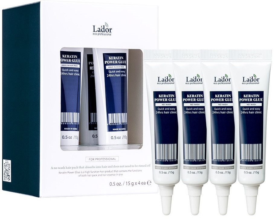 Набор сывороток для волос для секущихся кончиков | Keratin power glue | La’dor