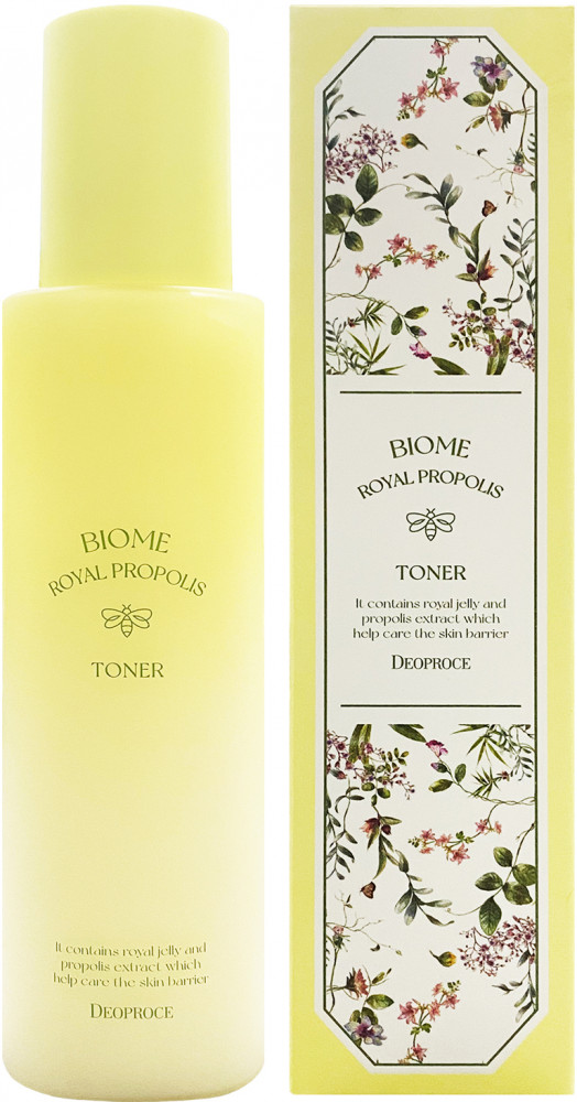 Тонер для лица антивозрастной с экстрактами маточного молочка и прополиса | Biome royal propolis | Deoproce