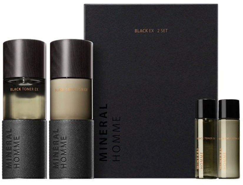 Набор подарочный для мужчин «Black EX 2 Set» | Mineral Homme | The Saem