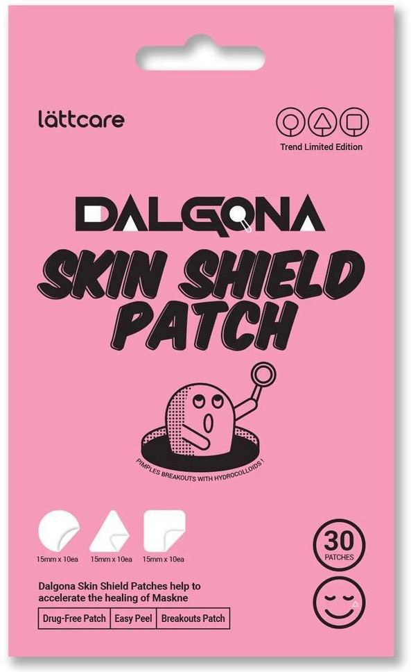 Патчи для лица точечные от воспалений «Dalgona Skin Shield Patch» | Lattcare