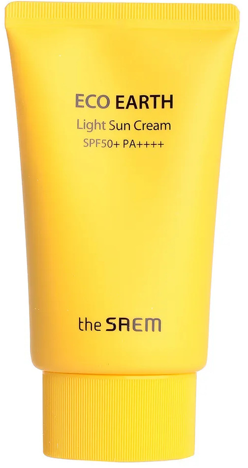 Крем солнцезащитный легкий SPF50+ Pa+++ | Eco Earth | The Saem