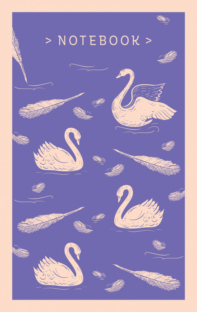 Блокнот «Нежные лебеди» | Классика. Мерч