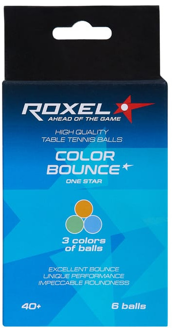 Набор мячей для настольного тенниса «Color Bounce» | Roxel