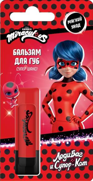 Бальзам для губ детский «Леди Баг» | Леди Баг и Супер Кот | Miraculous