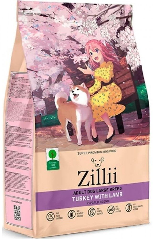 Корм для собак крупных пород «Индейка с ягнёнком» | Zillii
