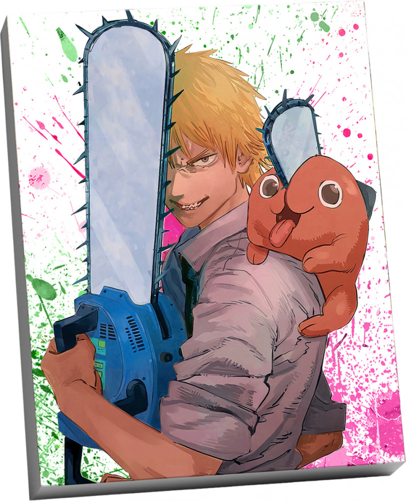 Картина по номерам «Человек-бензопила. Денджи» | Molly