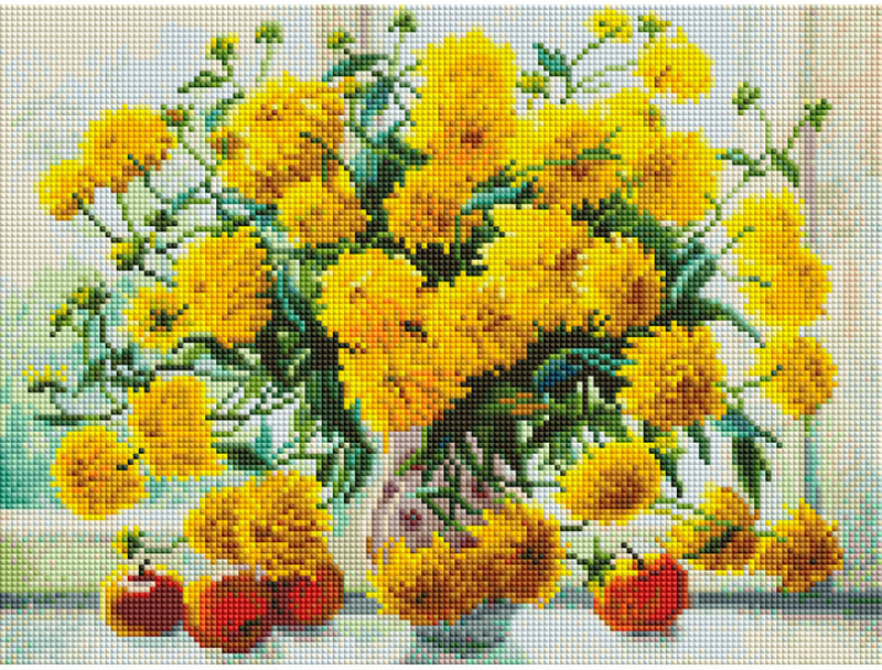 Мозаика алмазная «Золотые» | Белоснежка