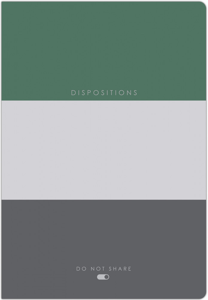 Тетрадь «Disposition. Green» | Greenwich Line