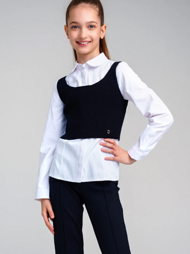 Жилет для девочек | School | PlayToday