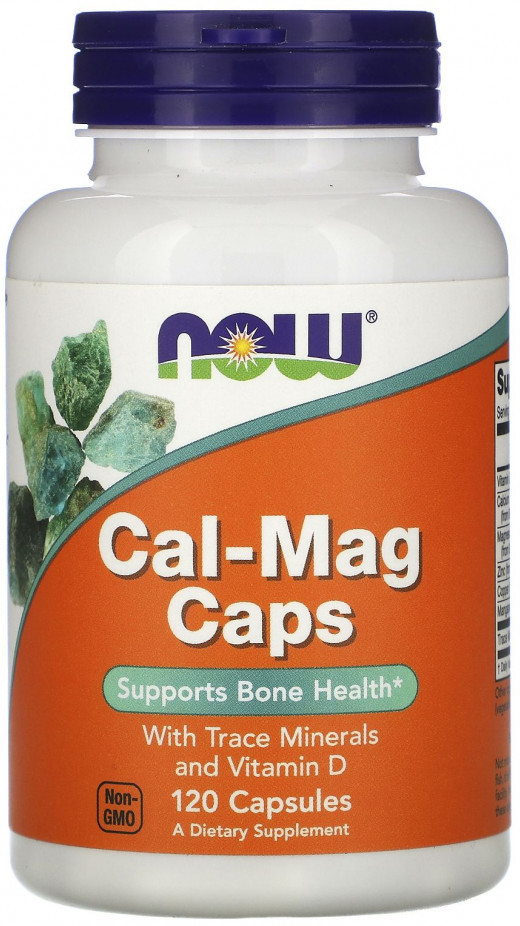 Капсулы растительные «Cal-Mag Caps» | NOW Foods