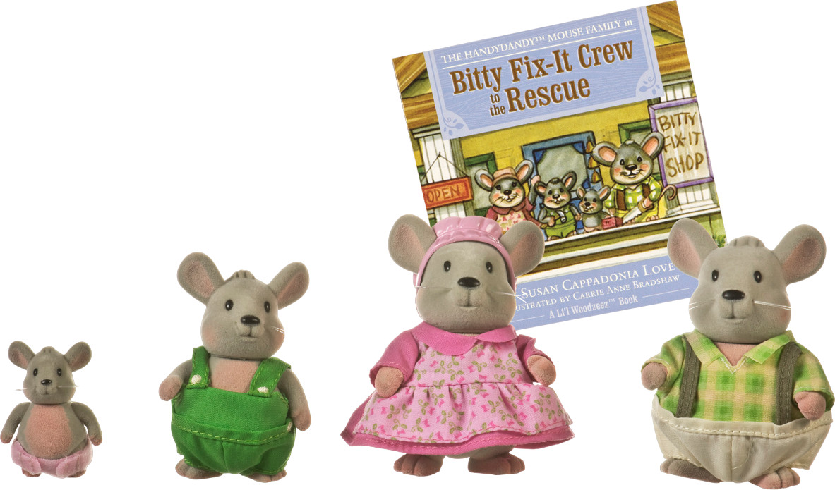 Набор фигурок «Семья Мышей» | Families | Li'l Woodzeez