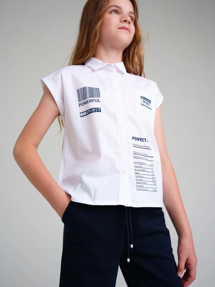 Блузка для девочек | School | PlayToday