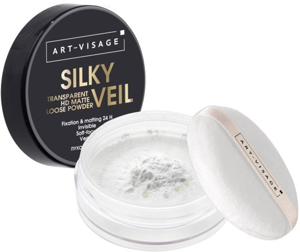 Пудра для лица «Silky Veil», оттенок 301 финишная прозрачная | Art-Visage