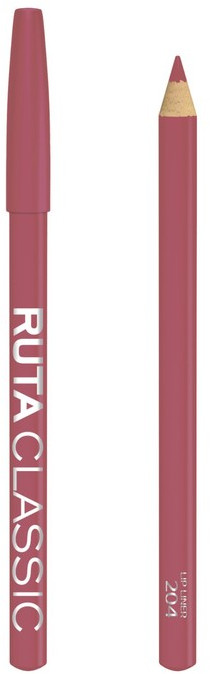 Карандаш для губ «Classic», тон 204 Натурально-розовый | RUTA