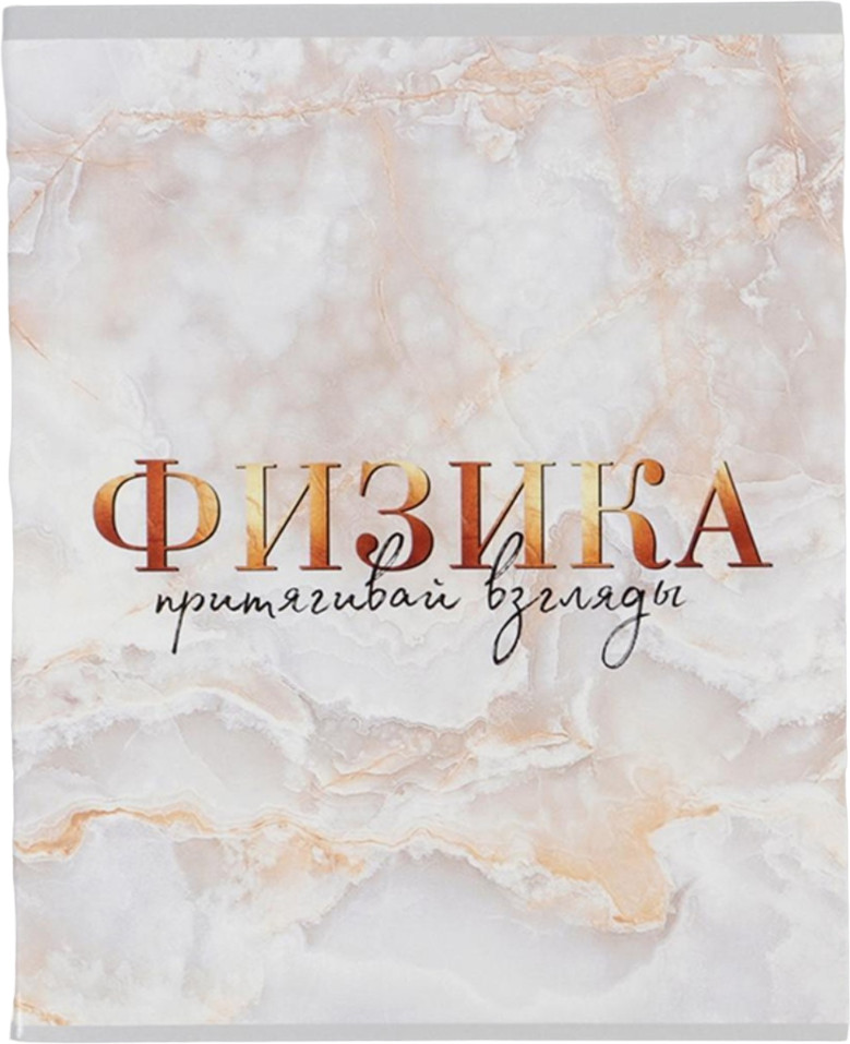 Тетрадь предметная «Физика» | Мрамор | ArtFox
