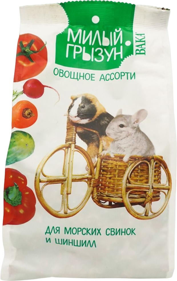 Корм для морских свинок и шиншилл «Овощное ассорти» | ВАКА