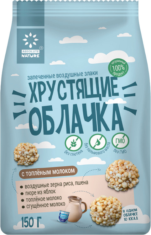 Шарики цельнозерновые c топленым молоком «Хрустящие облачка» | Диво-Хлеб
