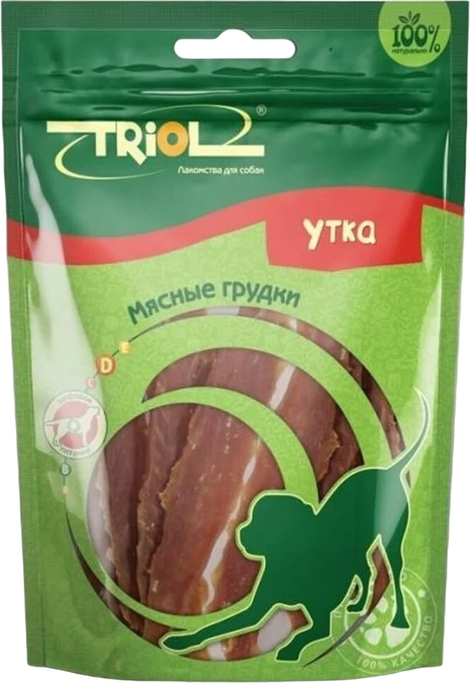 Лакомство для собак «Мясные грудки из утки» | Triol