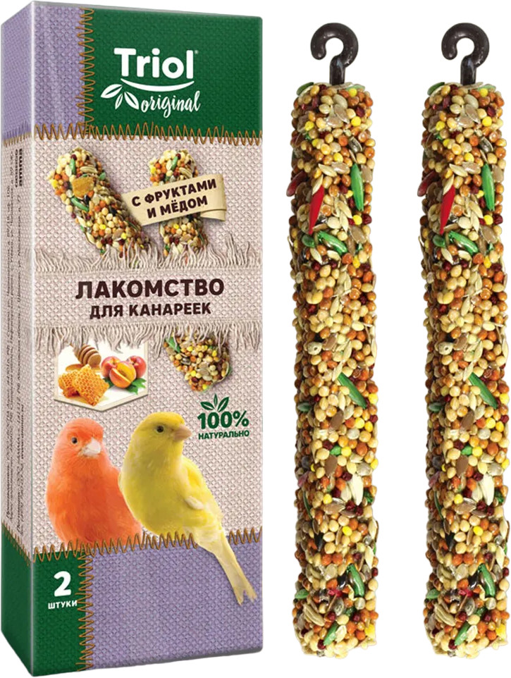 Лакомство для канареек с фруктами и медом | Original | Triol