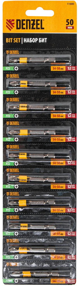 Набор бит для шуруповертов | Denzel