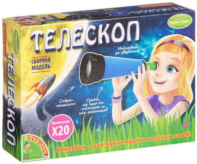Набор для опытов «Телескоп» | Науки с Буки. Французские опыты | Bondibon