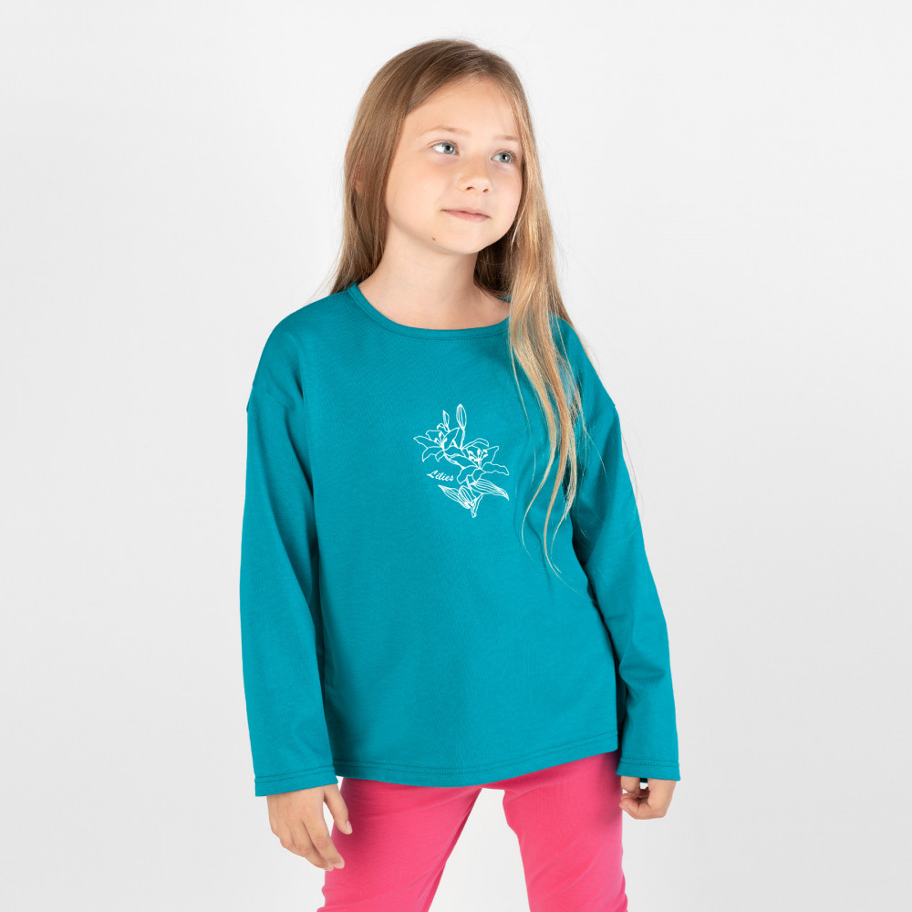 Лонгслив для девочек | Осень 2023 девочки | Bossa Nova