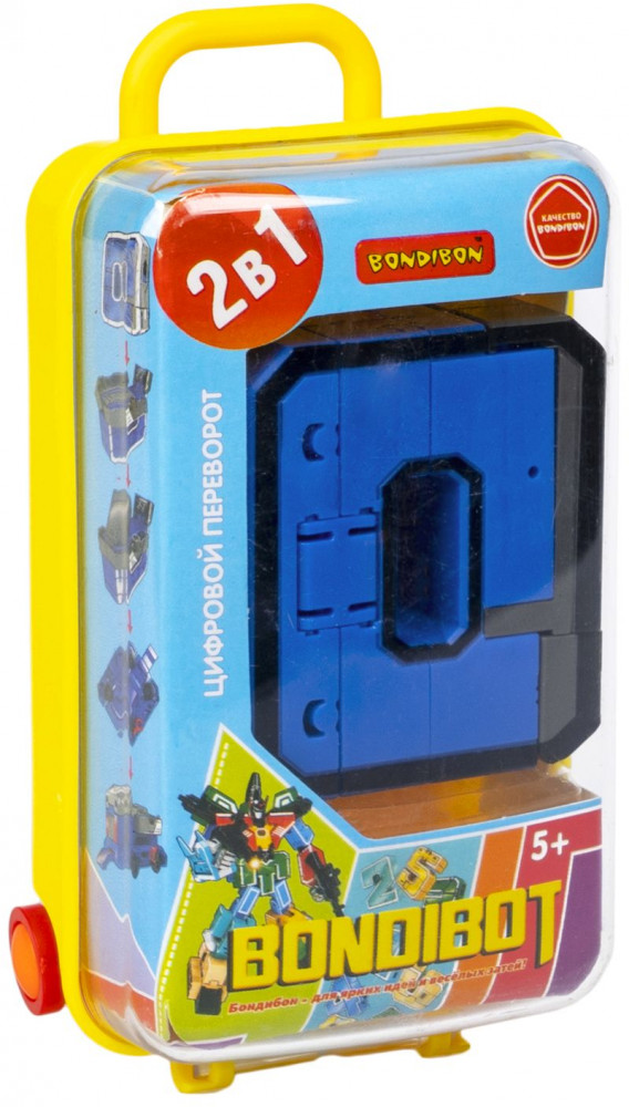 Трансформер «Цифра 0» | Bondibot | Bondibon