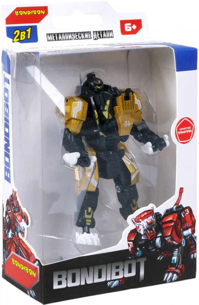 Трансформер 2 в 1 «Робот-лев» | Bondibot | Bondibon