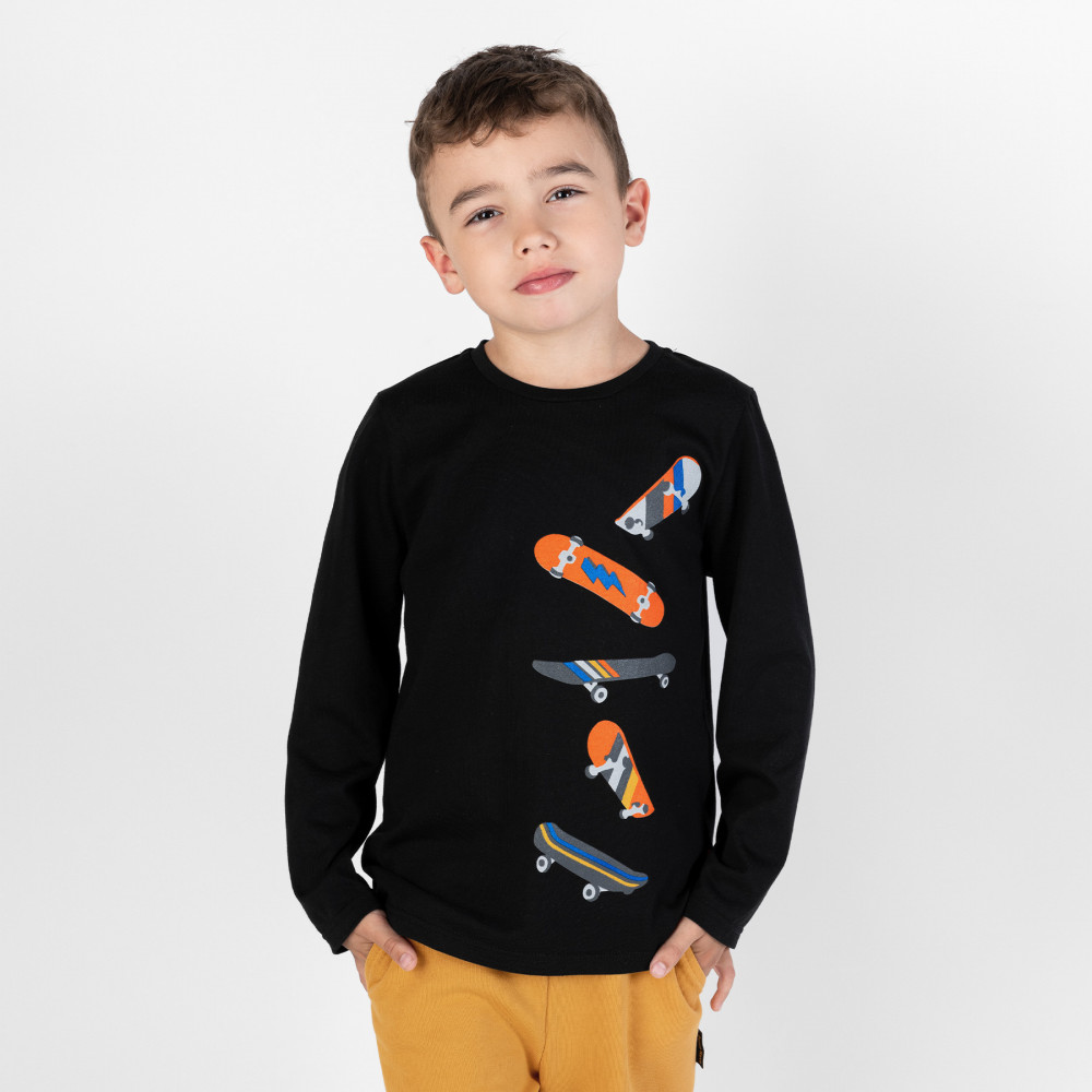 Лонгслив для мальчиков | Осень 2023 мальчики | Bossa Nova