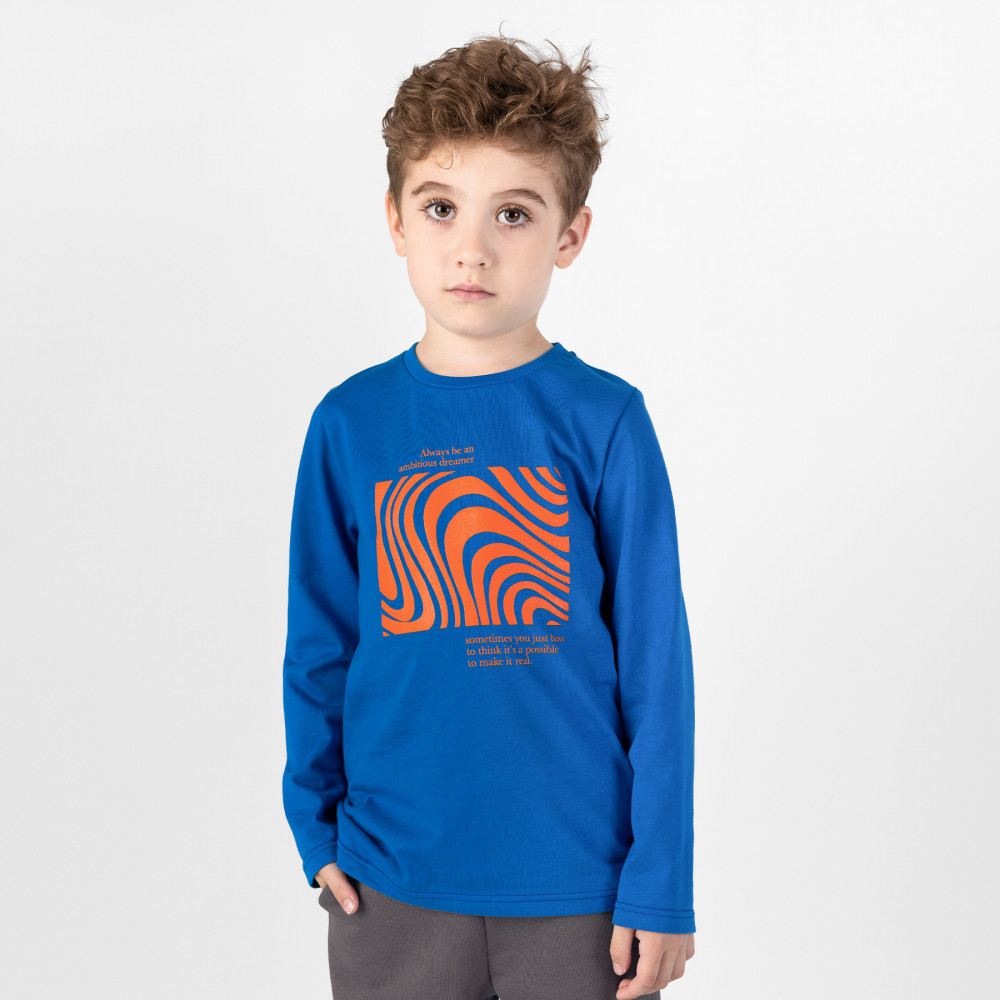 Лонгслив для мальчиков | Осень 2023 мальчики | Bossa Nova