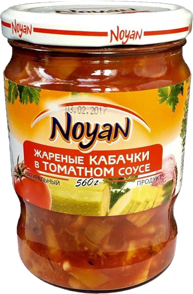 Кабачки жареные в томатном соусе | Noyan