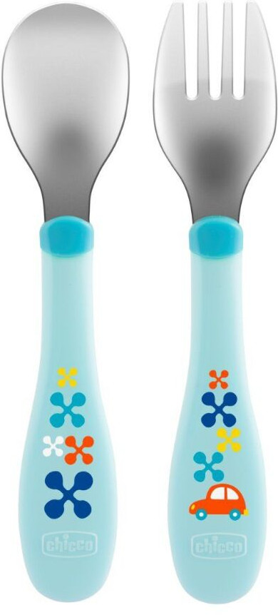 Набор столовых приборов детский «Metal Cutlery» | Chicco