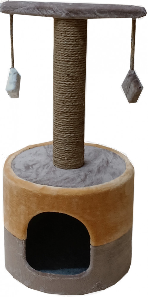Комплекс игровой с домиком для кошек | Zoofabrika
