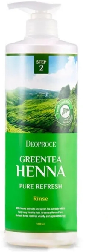 Бальзам для волос с экстрактом зеленого чая и хны | Greentea | Deoproce