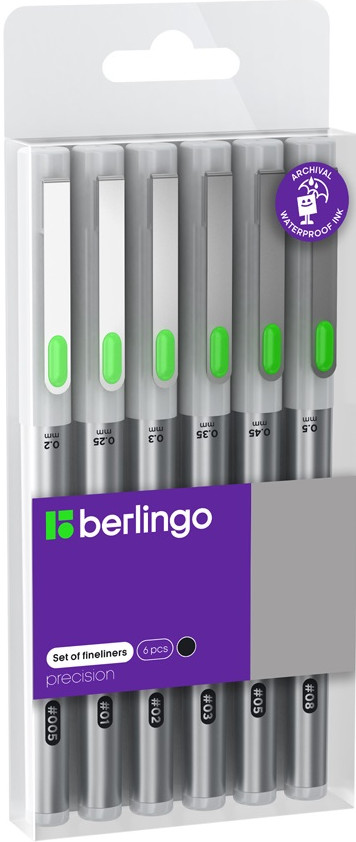 Набор ручек капиллярных | Precision | Berlingo