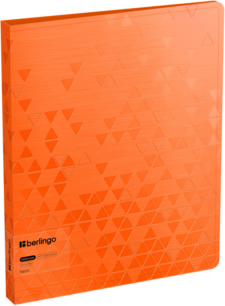 Папка с 40 вкладышами | Neon | Berlingo