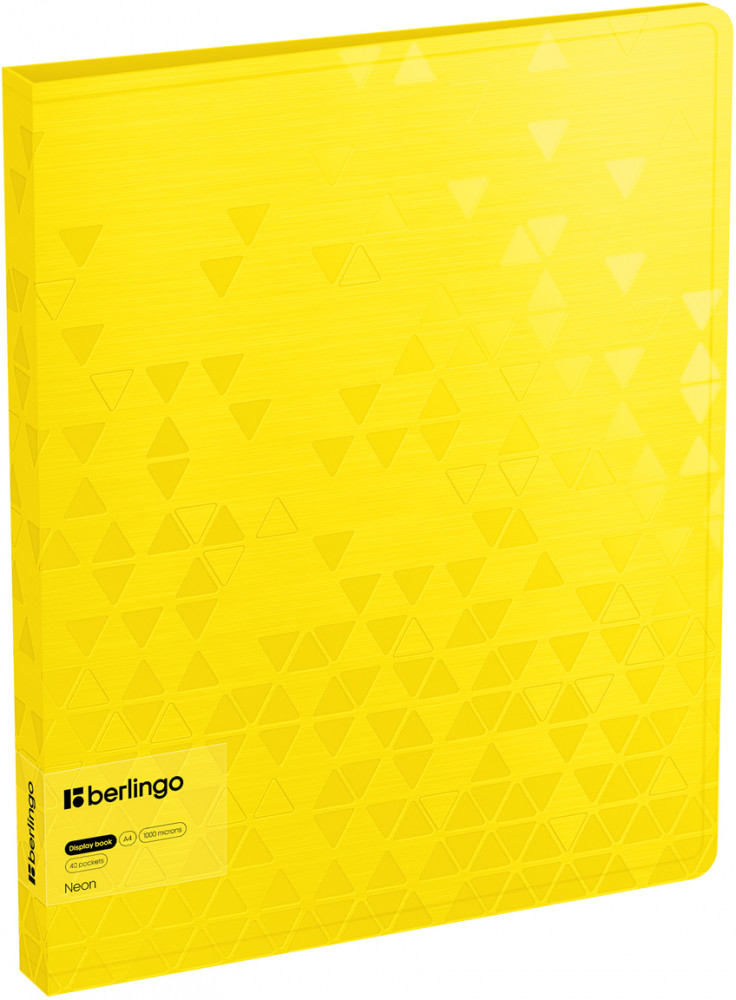 Папка с 40 вкладышами | Neon | Berlingo